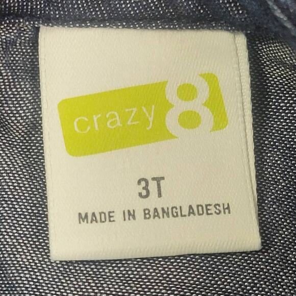 Crazy 8 Blue Ruffle Dress Size 3T - Picture 4 of 7